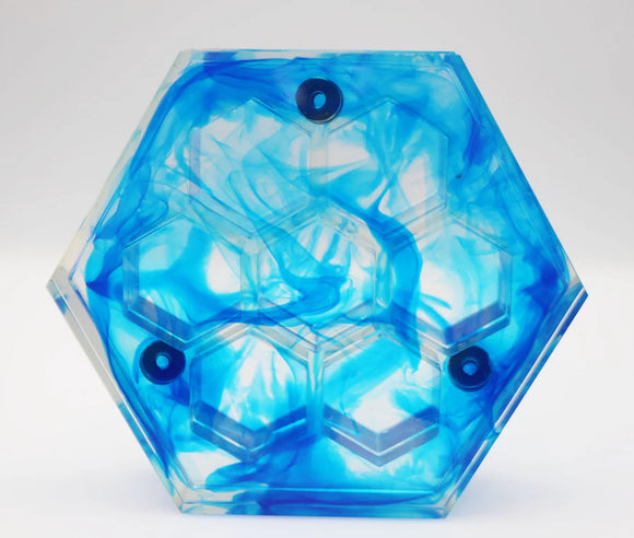 Sharp Edge Resin Dice Vault - Ocean Waters Supplies Foam Brain Games