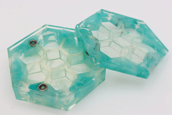 Sharp Edge Resin Dice Vault - Whispering Spirit Supplies Foam Brain Games