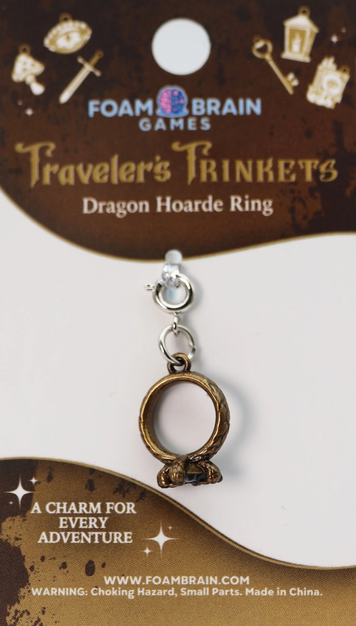 Traveler's Trinkets Charms Group 2 (29 options) Clothing & Accessories Foam Brain Games Dragon Hoarde Ring  