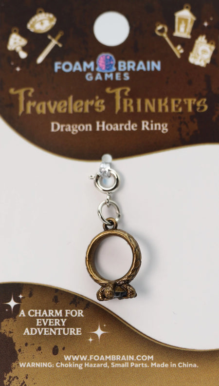 Traveler's Trinkets Charms Group 2 (29 options) Clothing & Accessories Foam Brain Games Dragon Hoarde Ring  