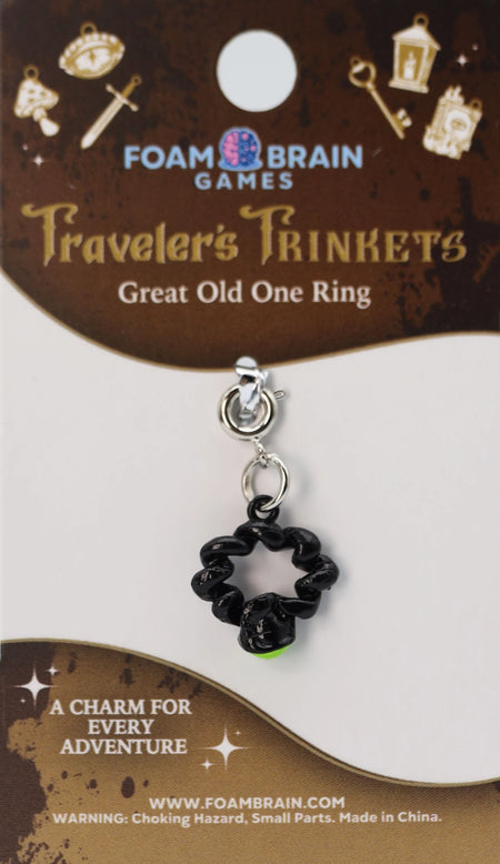 Traveler's Trinkets Charms Group 2 (29 options) Clothing & Accessories Foam Brain Games Great Old One Ring  
