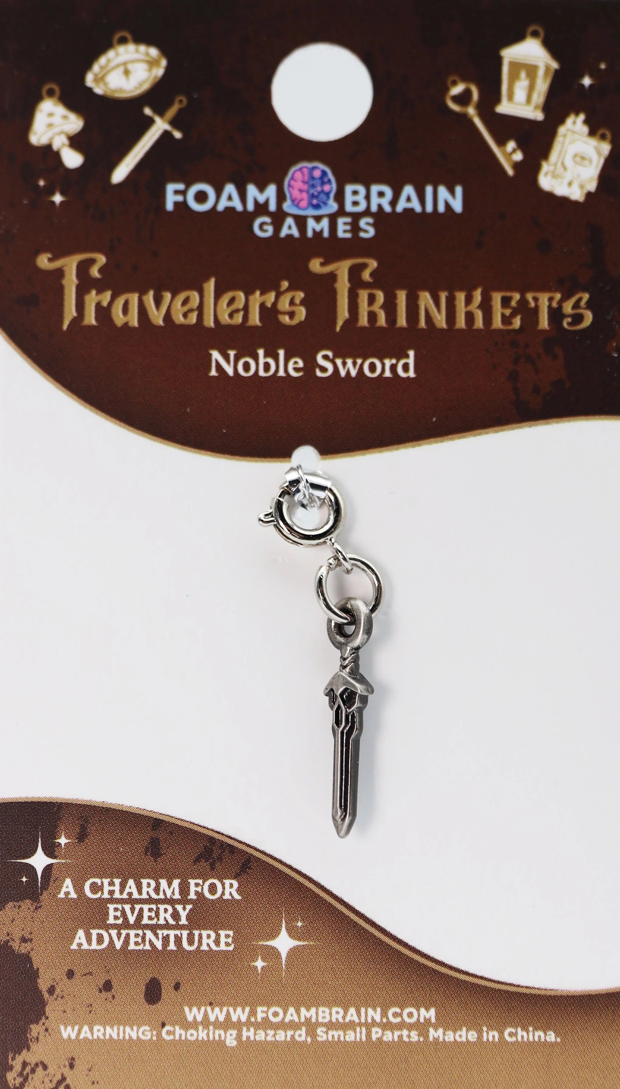 Traveler's Trinkets Charms Group 2 (29 options) Clothing & Accessories Foam Brain Games Noble Sword  