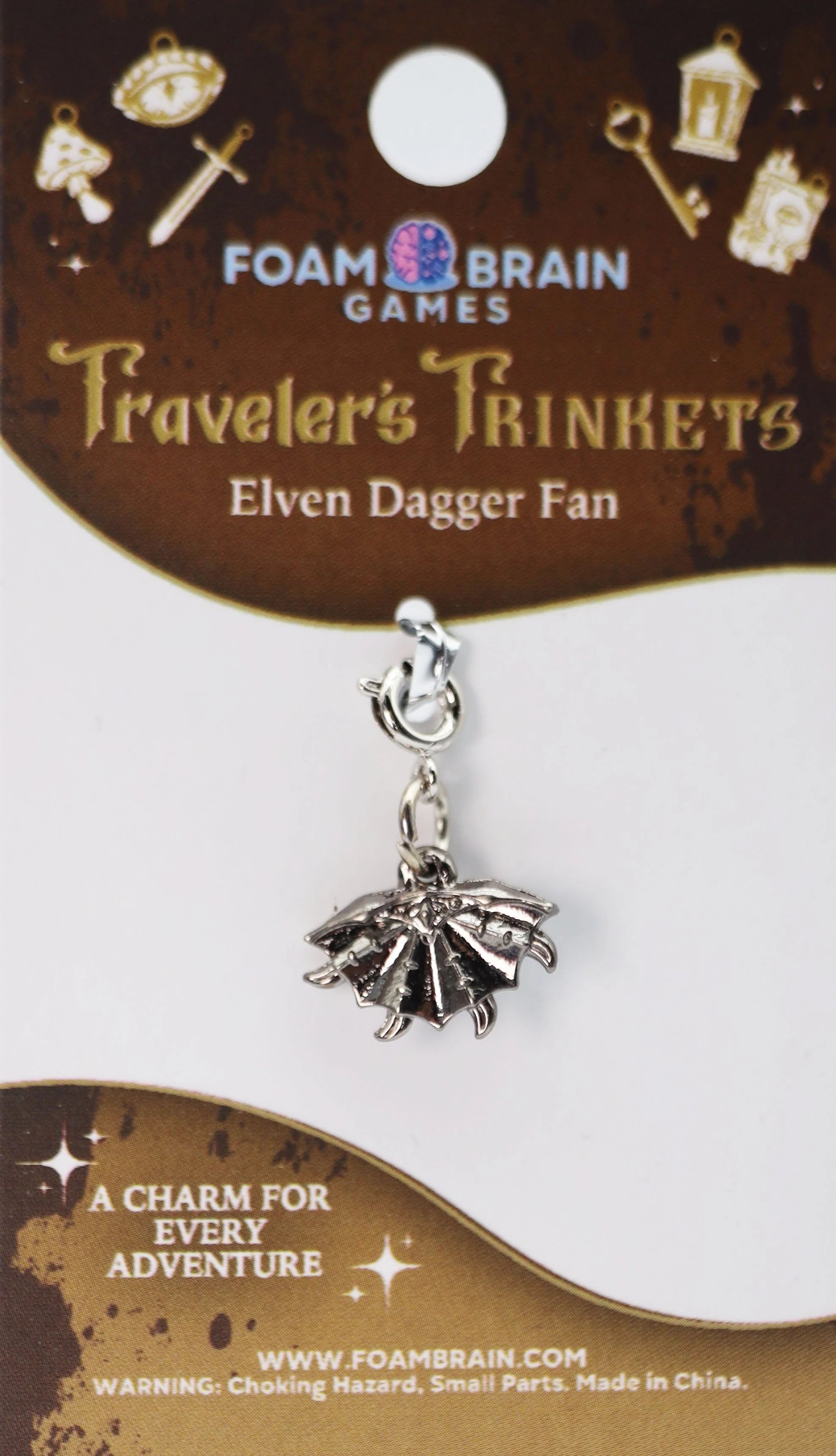 Traveler's Trinkets Charms Group 4 (27 options) Clothing & Accessories Foam Brain Games Elven Dagger Fan  