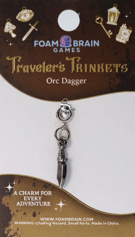 Traveler's Trinkets Charms Group 4 (27 options) Clothing & Accessories Foam Brain Games Orc Dagger  