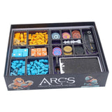 Folded Space Color Box Insert: Arcs Board Game Organization Folded Space FSC ARCS