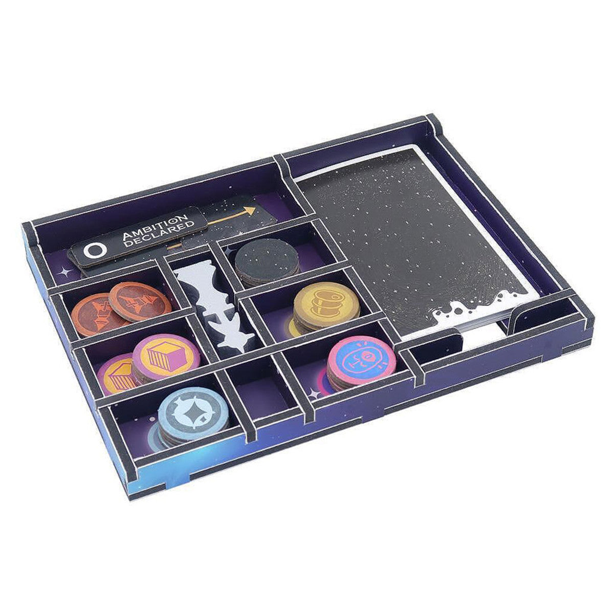 Folded Space Color Box Insert: Arcs Board Game Organization Folded Space