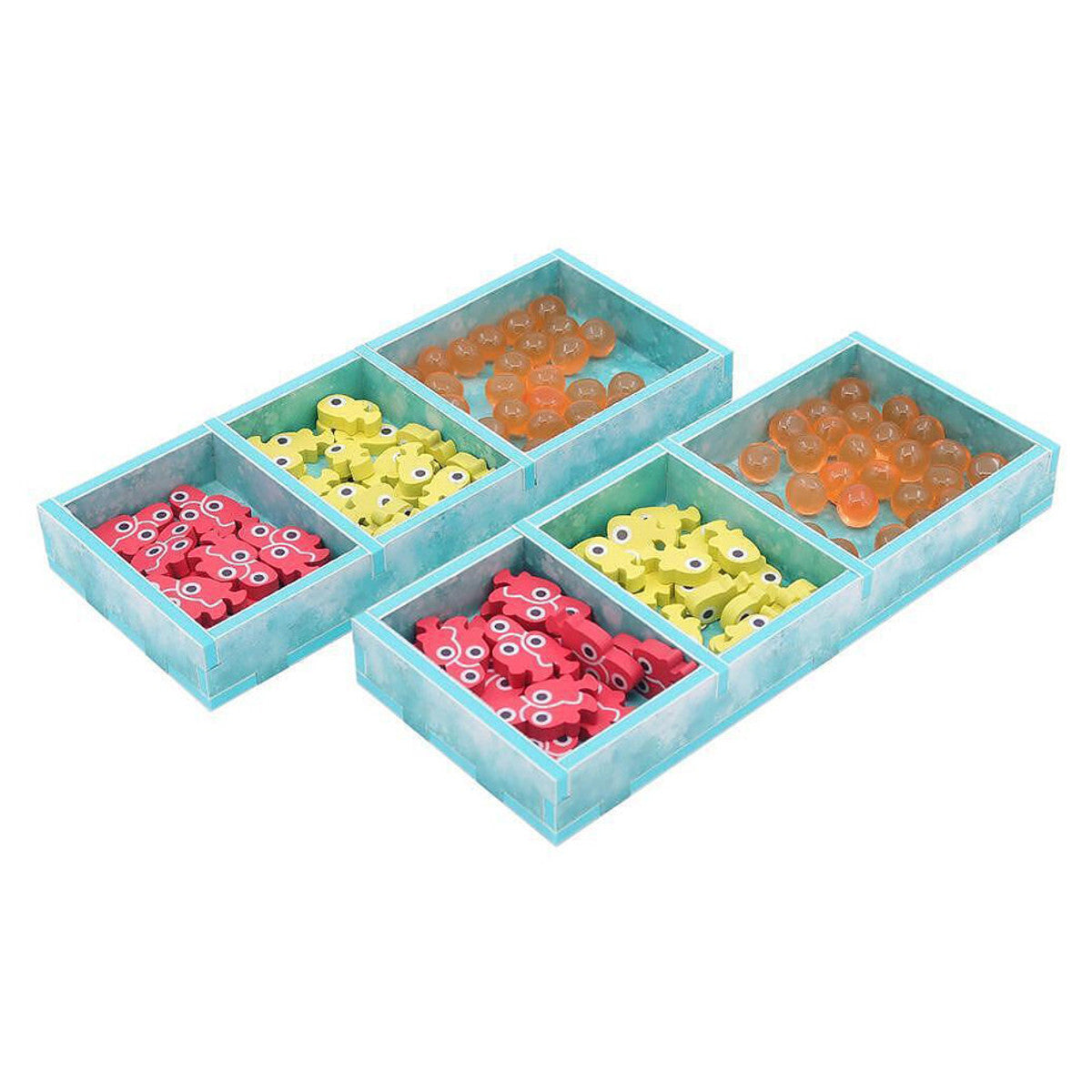Folded Space Color Box Insert: Finspan Board Game Organization Folded Space