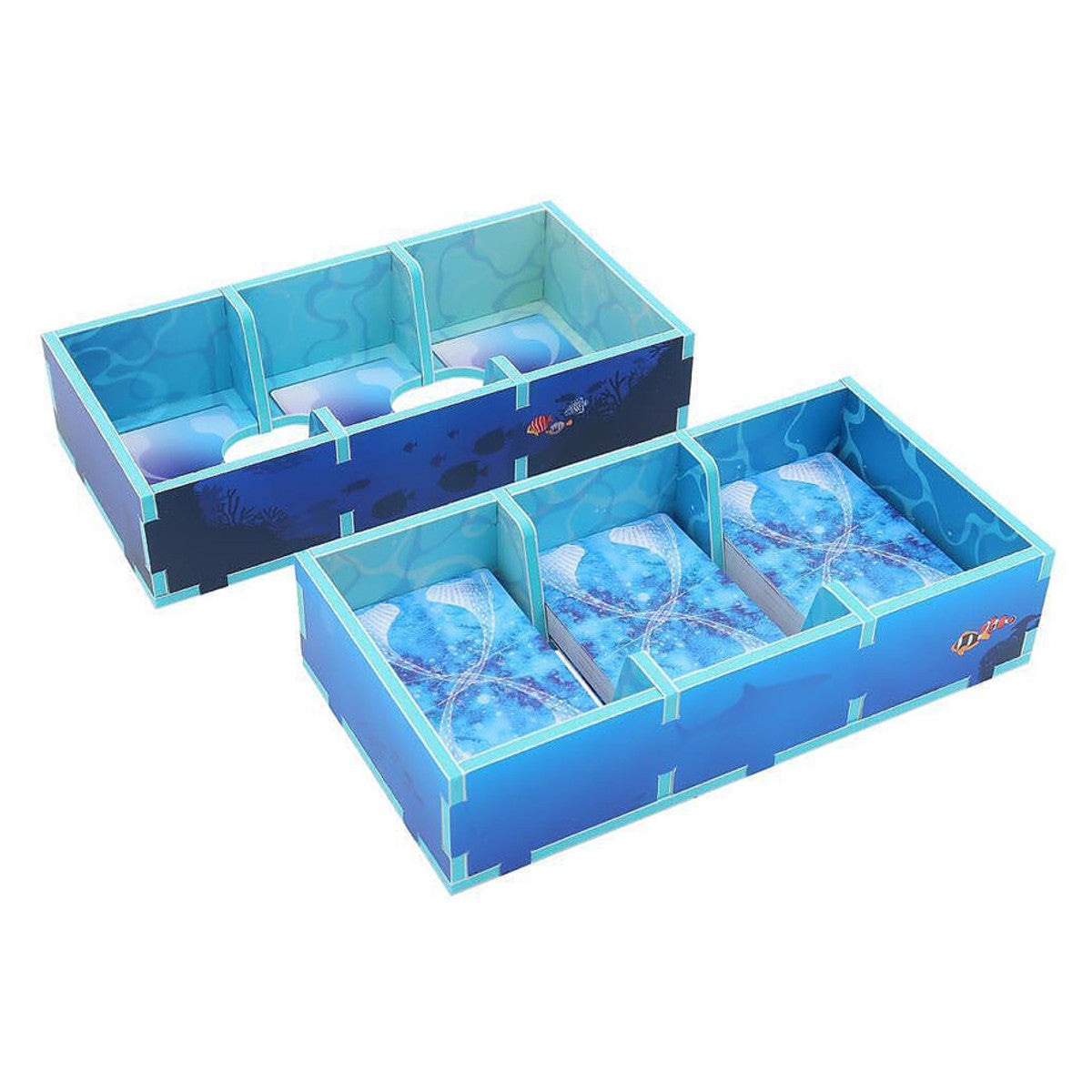 Folded Space Color Box Insert: Finspan Board Game Organization Folded Space