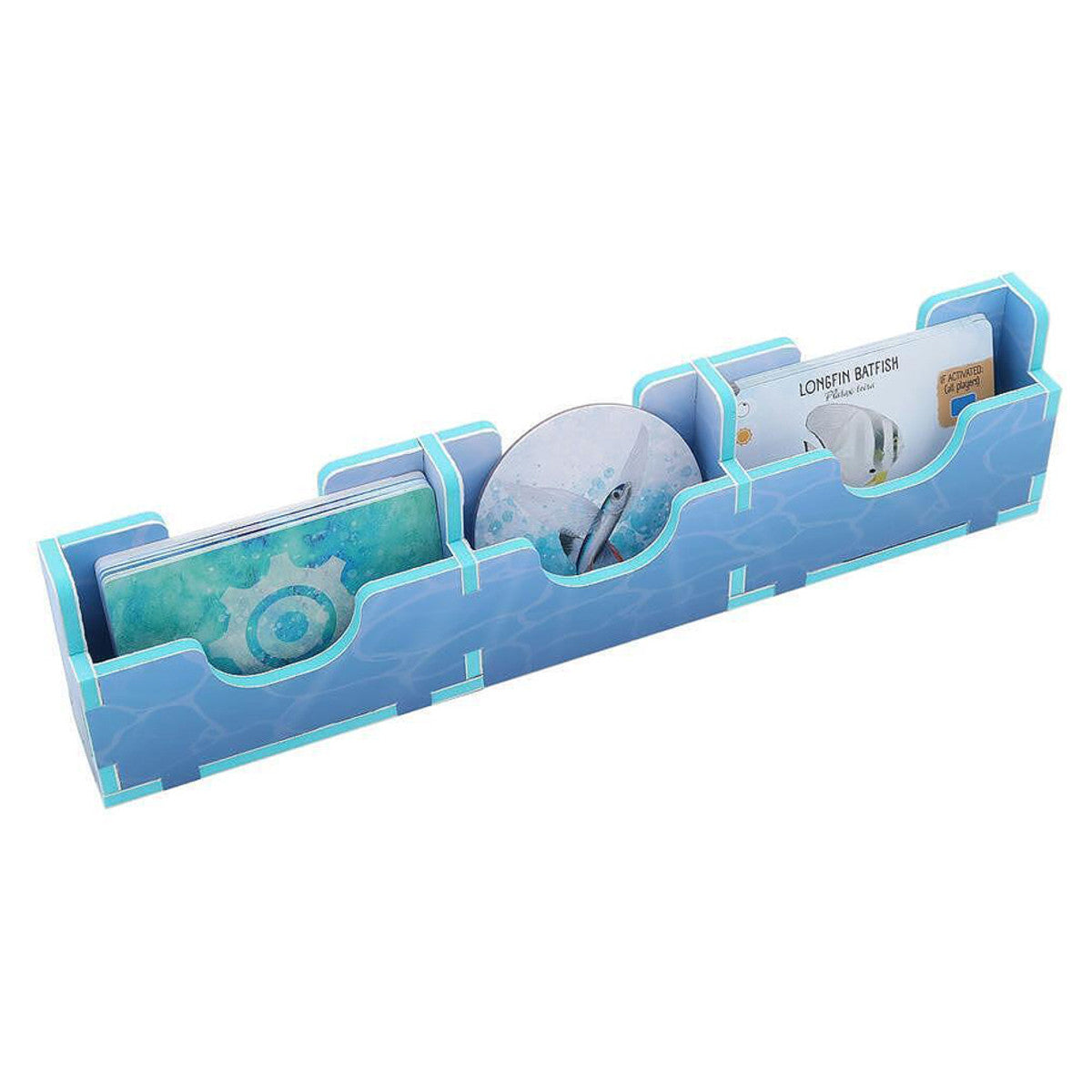 Folded Space Color Box Insert: Finspan Board Game Organization Folded Space