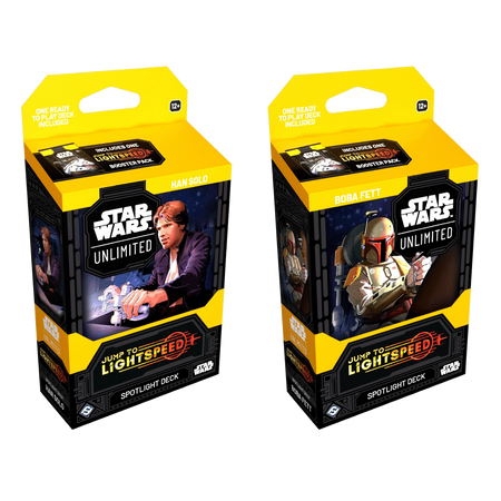 Star Wars Unlimited [JTL] Jump to Lightspeed Spotlight Deck (3 options) Trading Card Games Fantasy Flight JTL Spotlight Both Decks