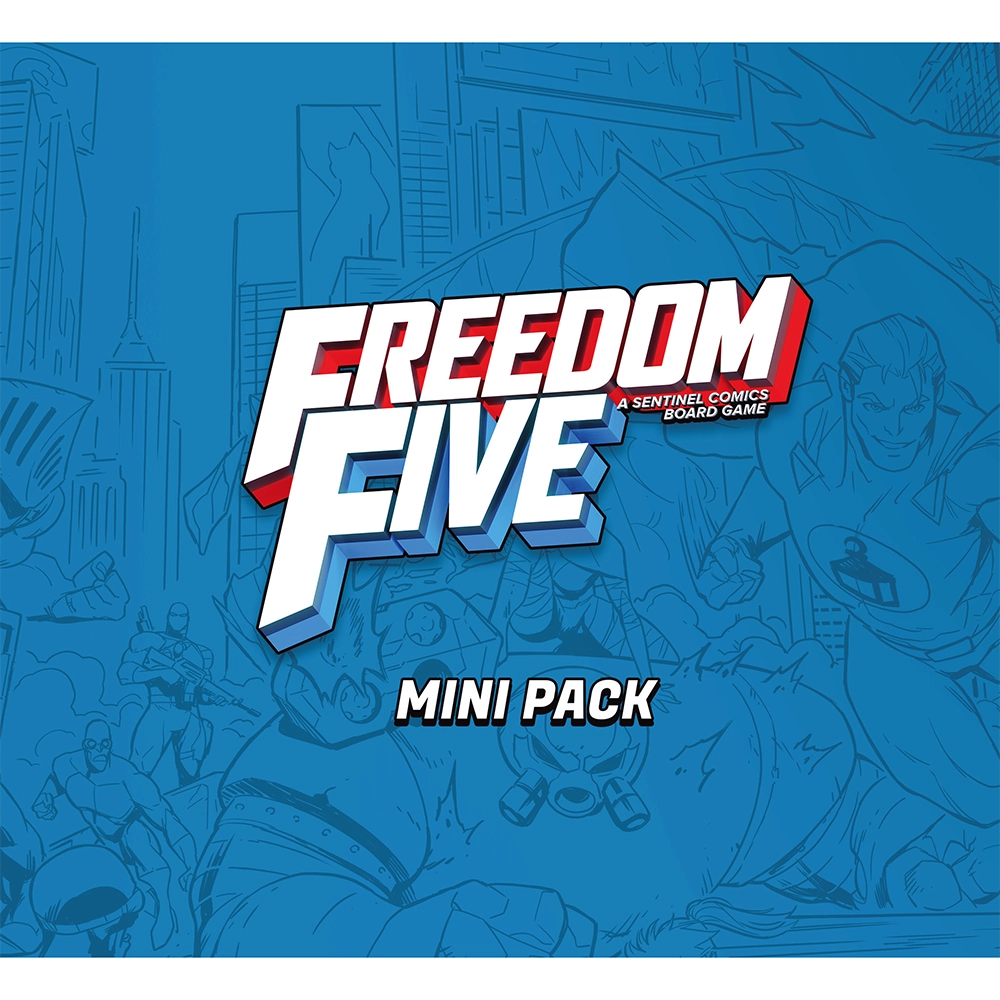 Freedom Five: Core Heroes Miniatures Pack Board Games Arcane Wonders