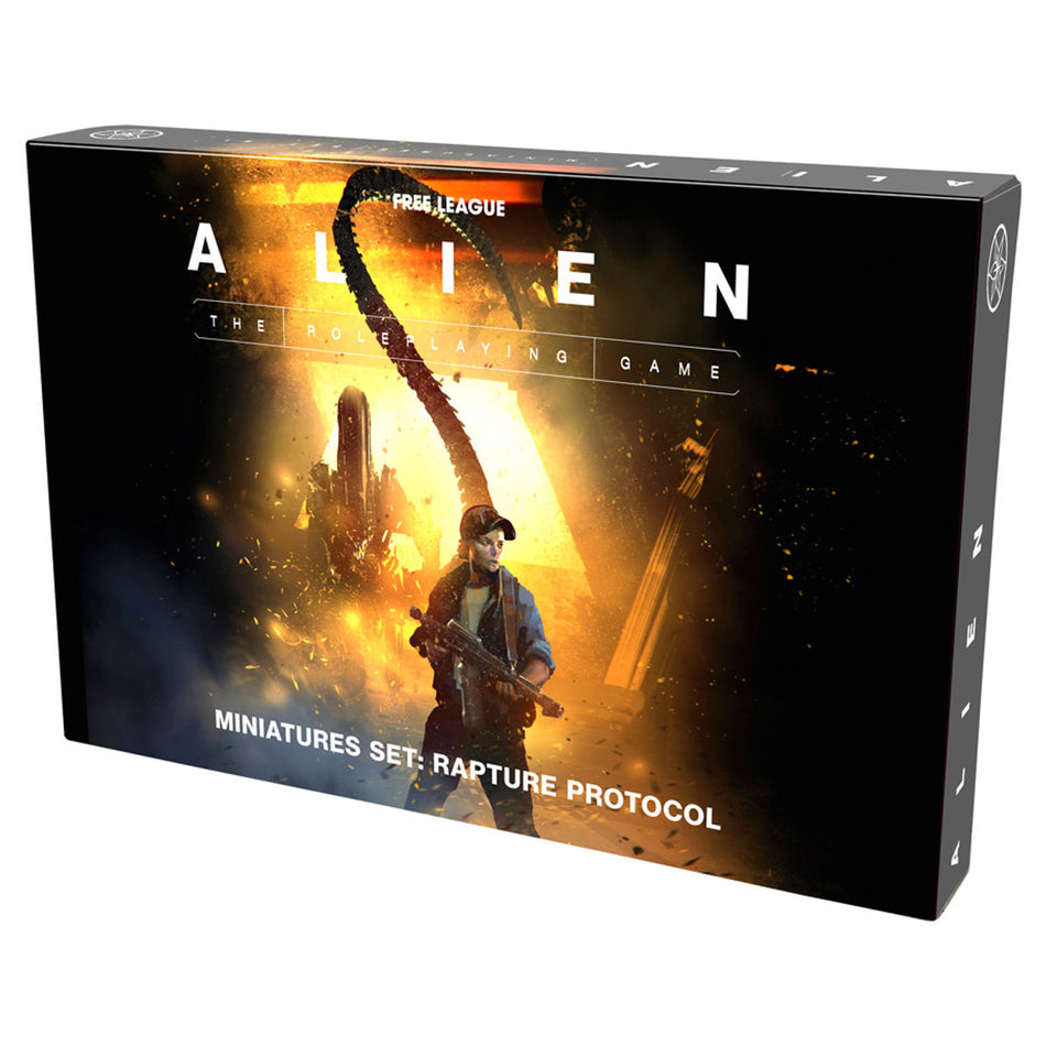 ALIEN RPG: Miniatures Set: Rapture Protocol Role Playing Games Free League Publishing Alien RPG Adv. Rap Pro Minis