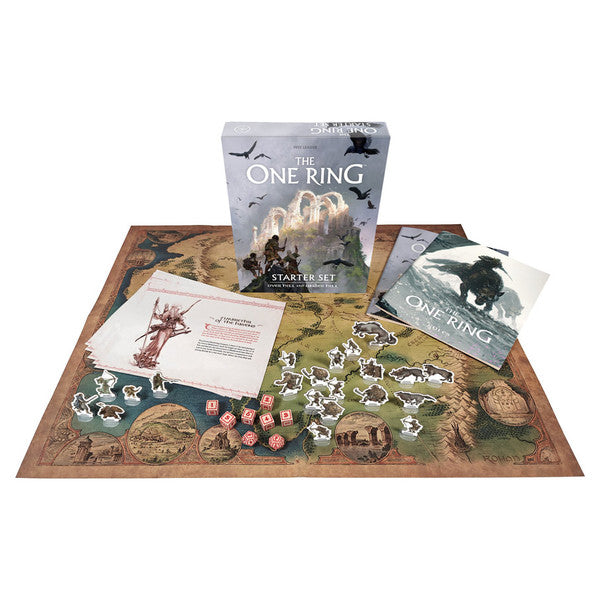 The One Ring: Starter Set: Over Hill and Under Hill Role Playing Games Free League Publishing
