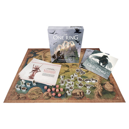The One Ring: Starter Set: Over Hill and Under Hill Role Playing Games Free League Publishing