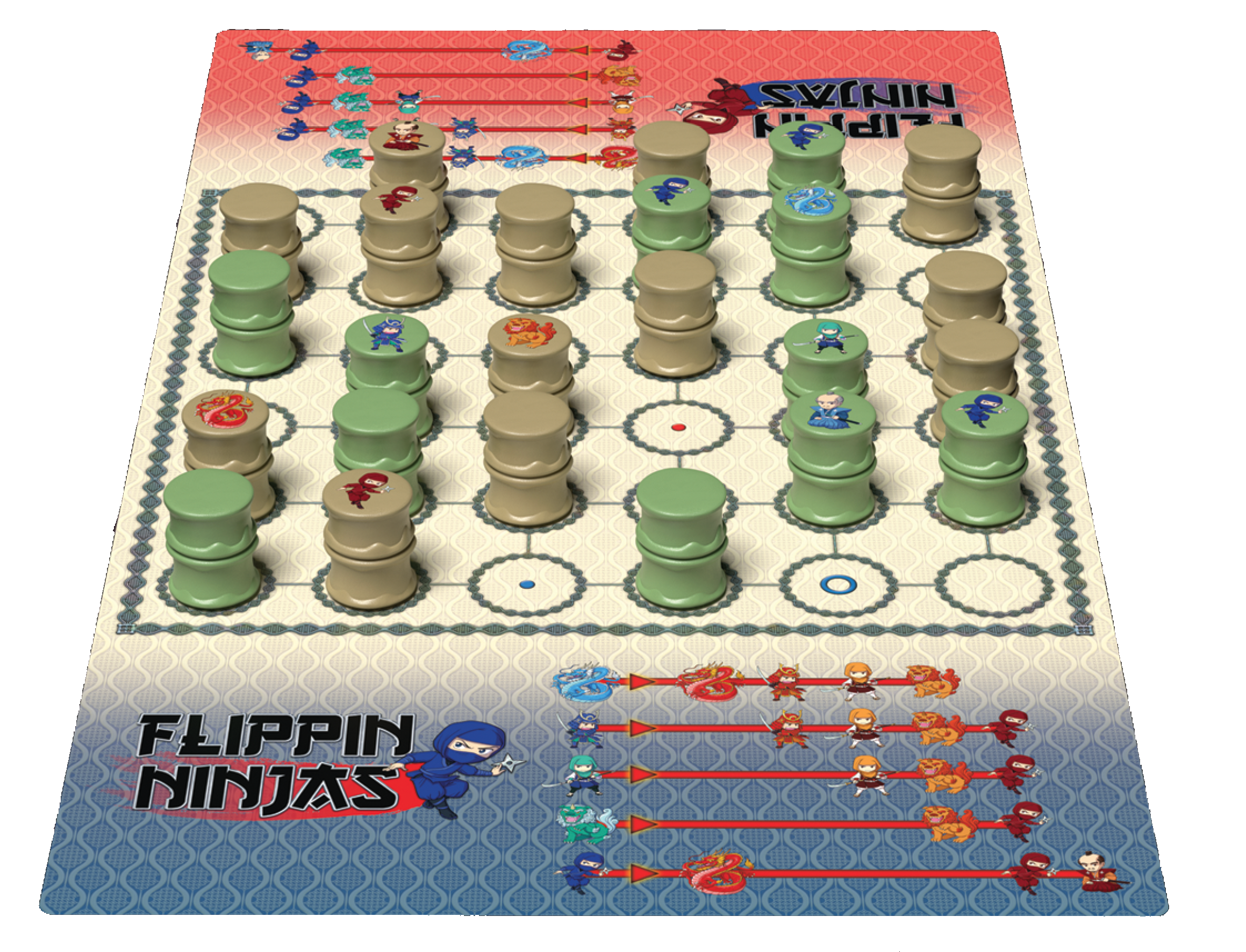 Flippin Ninjas Board Games Catalyst Game Labs