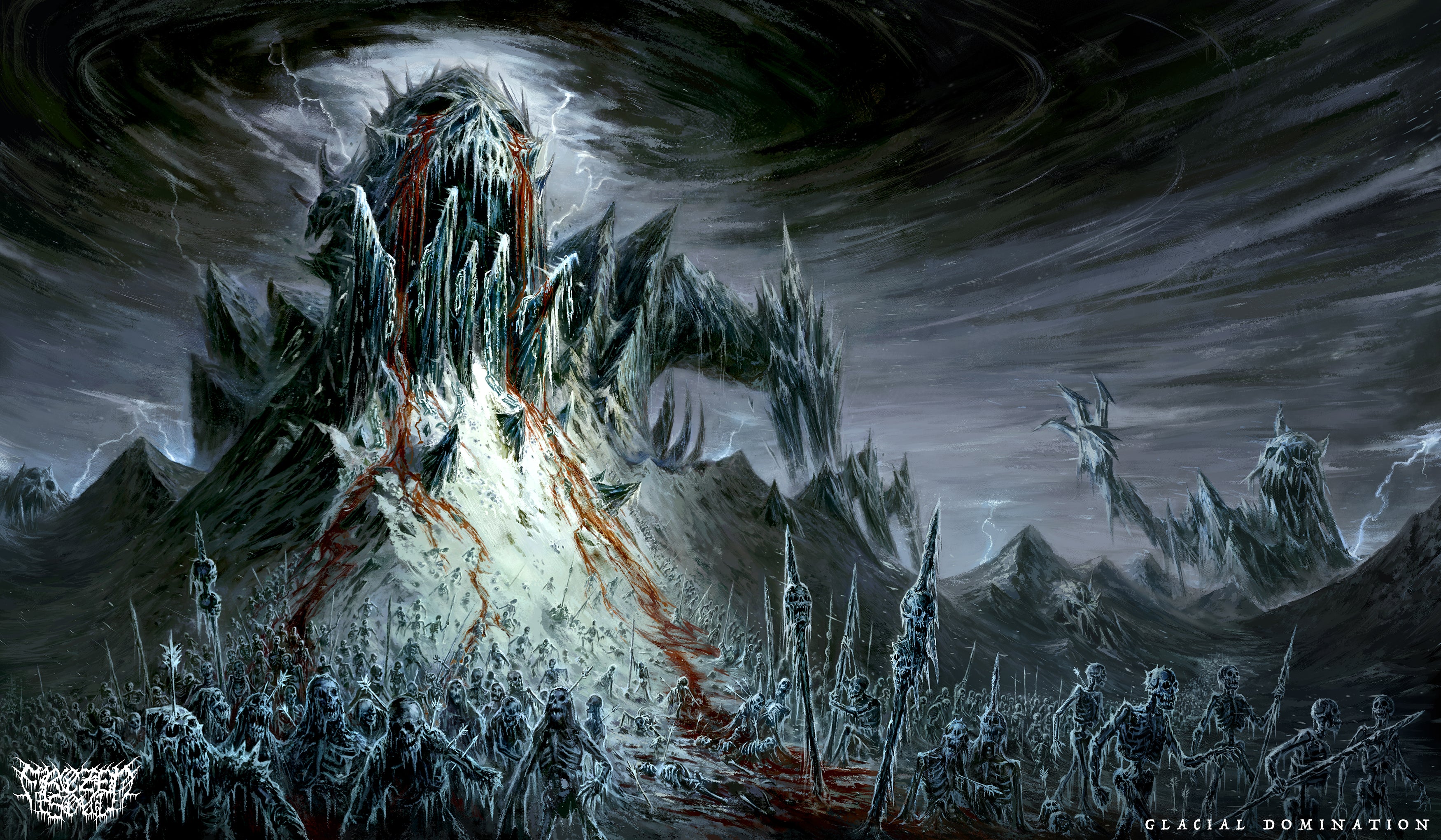 Frozen Soul - Glacial Domination Playmat Supplies Common Ground Games
