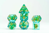 Metallic Dice Games Pathfinder Goblin Inclusion 7ct Polyhedral Dice Set Dice FanRoll by Metallic Dice Games   