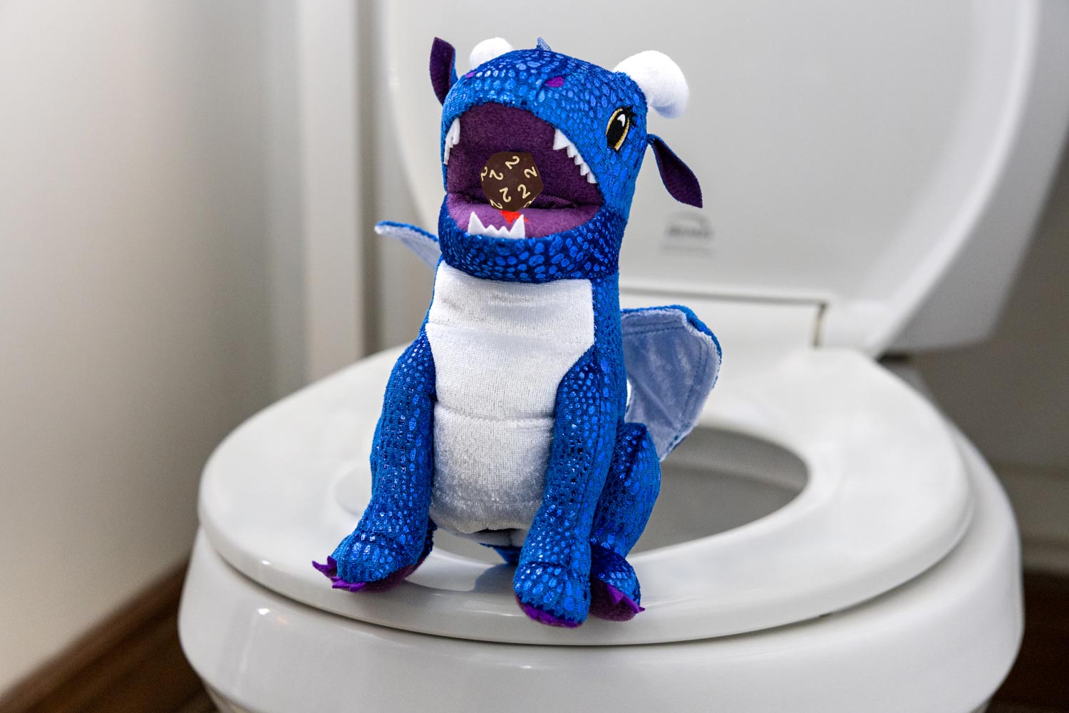 Dice Pooping Dragon Plush Dice FanRoll by Metallic Dice Games