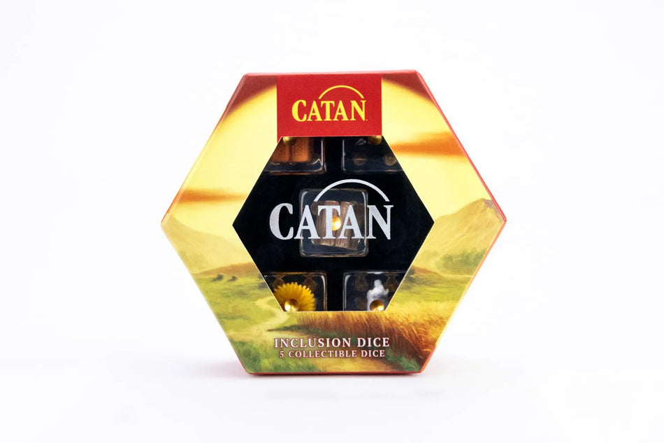 Catan Inclusion Dice Set Dice FanRoll by Metallic Dice Games   