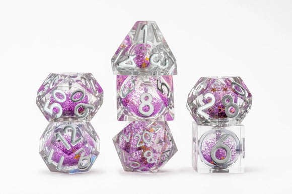 7ct Sorcerous Swirl Dice FanRoll by Metallic Dice Games