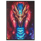Arcane Fortress Stained Glass Matte Sleeves 100ct (7 Options) Supplies Arcane Fortress DP Fire and Ice Dragon