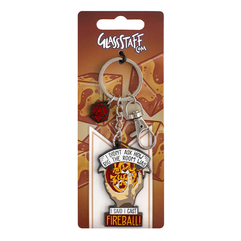 Keychain - I Cast Fireball Clothing & Accessories Forged Dice Co