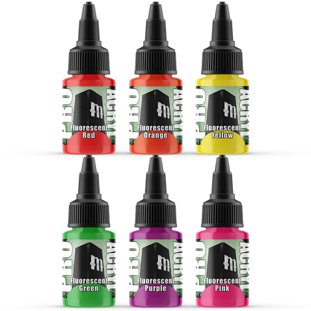 Pro Acryl Fluorescents Set Paints Monument Hobbies   