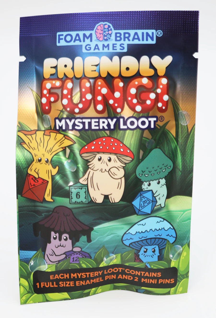 Mystery Loot: Friendly Fungi Clothing & Accessories Foam Brain Games