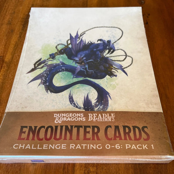 D&D 5E Encounter Cards (2 options) Role Playing Games Other CR 0-6 Pack 1  