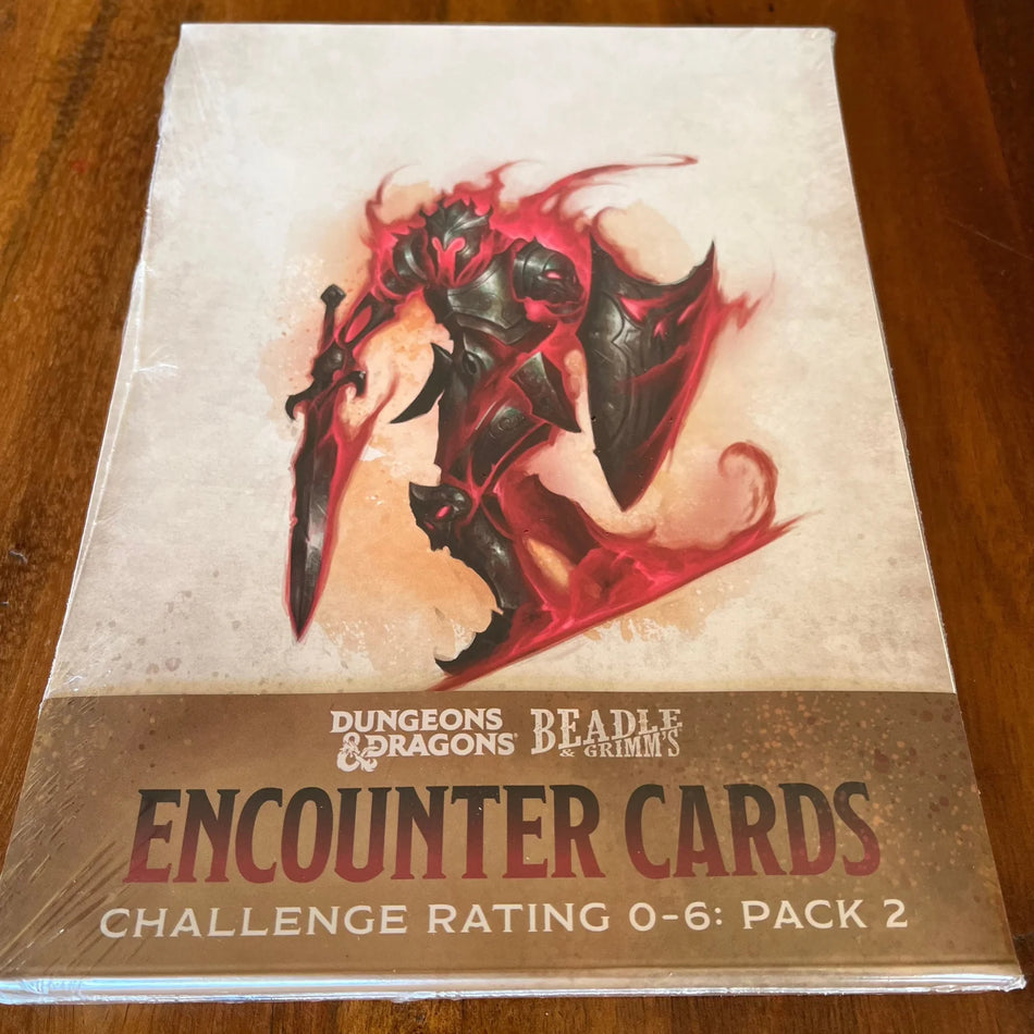 D&D 5E Encounter Cards Challenge Rating 0-6 (2 options) Role Playing Games Beadle & Grimm's CR 0-6 Pack 2  