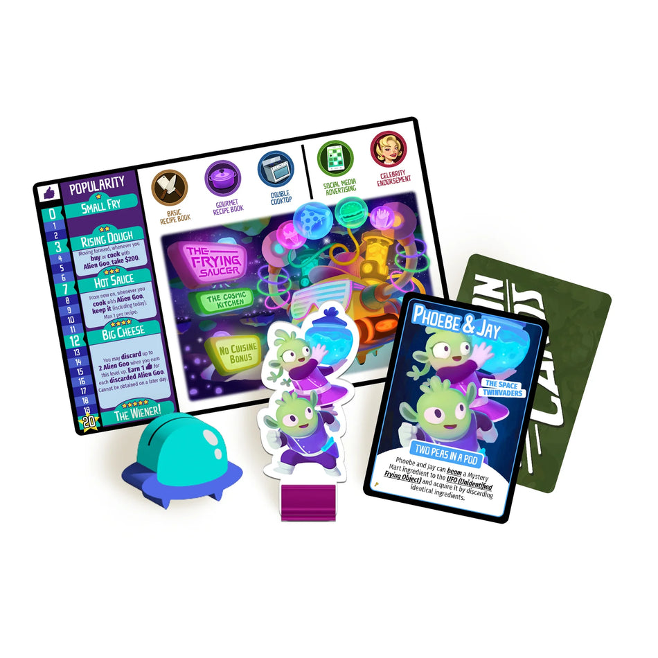 Rival Restaurants: Frying Saucer Mini Expansion Board Games Common Ground Games Rival Restaurants Frying Saucer