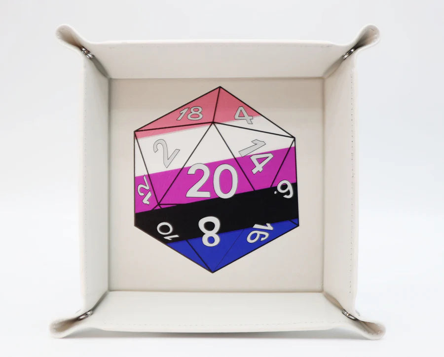 Pride D20 Snap Tray (8 Options) Supplies Foam Brain Games FBG D20 GenFlu ST