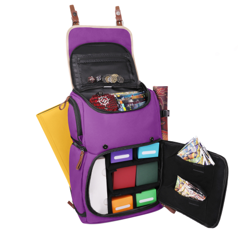 Enhance: Designer Edition Trading Card Storage Backpack Purple