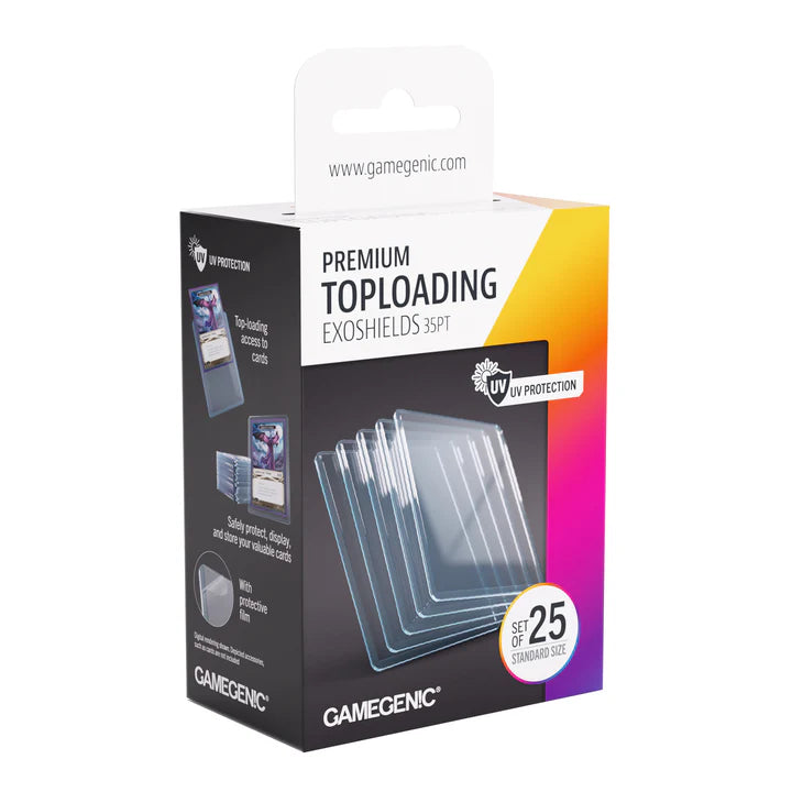 Premium Toploading Exoshields 35pt - Clear Board Games Asmodee