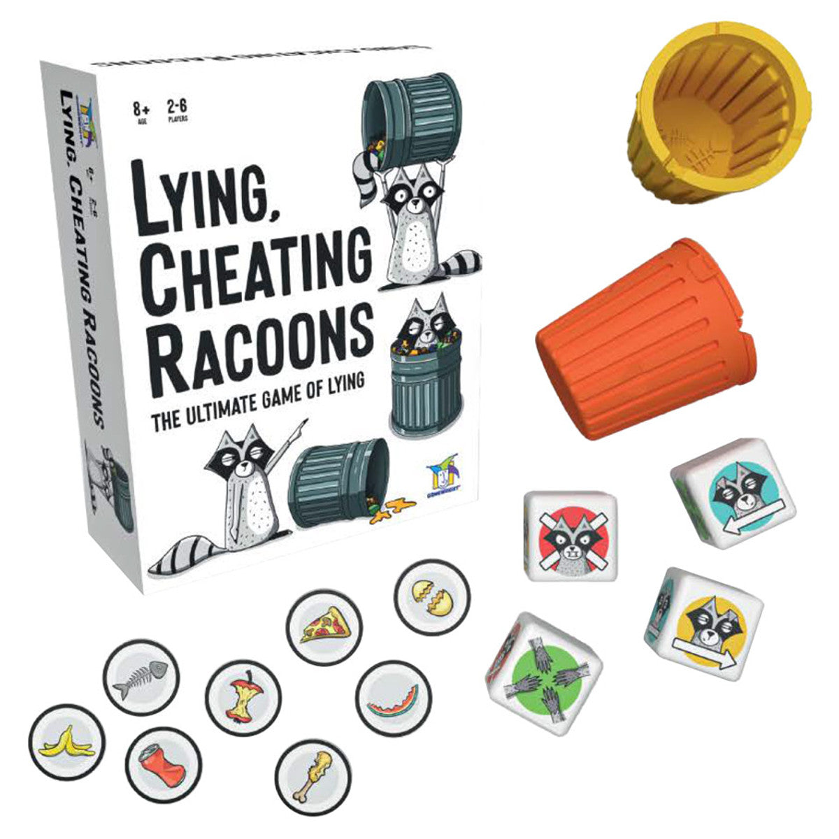 Lying, Cheating Racoons Board Games Gamewright Lying, Cheating Racoons