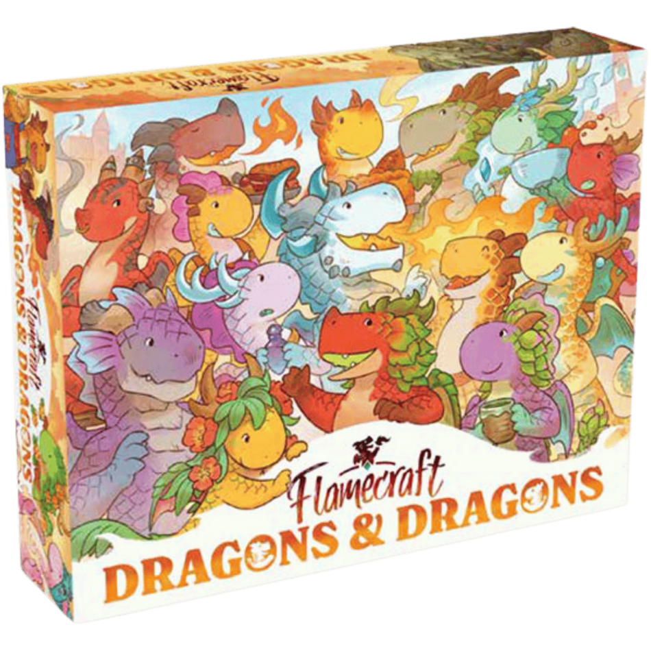 Flamecraft Dragons & Dragons Board Games Cardboard Alchemy Flamecraft D&D