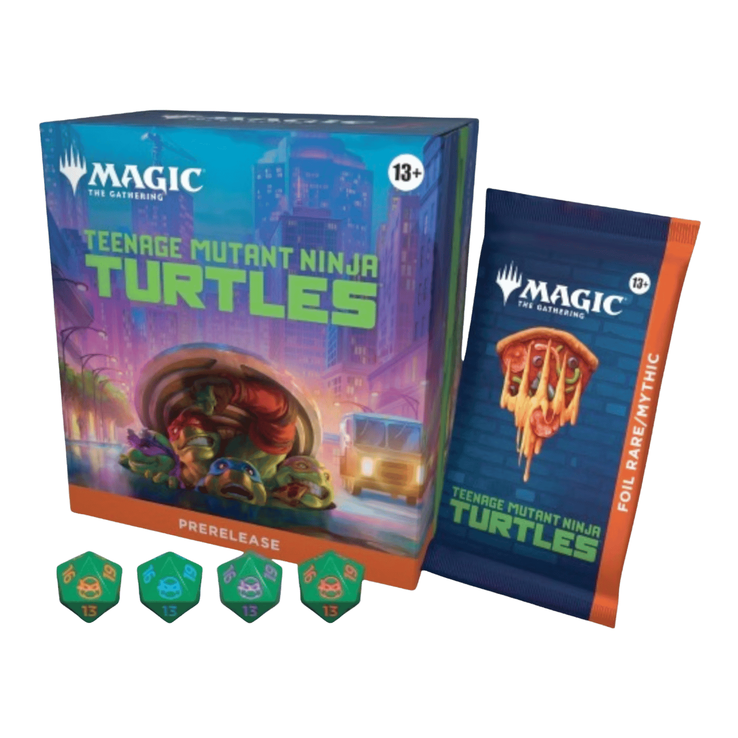 MTG [TMT] Teenage Mutant Ninja Turtles Pre-Release Pack Trading Card Games Wizards of the Coast TMT PR Kit