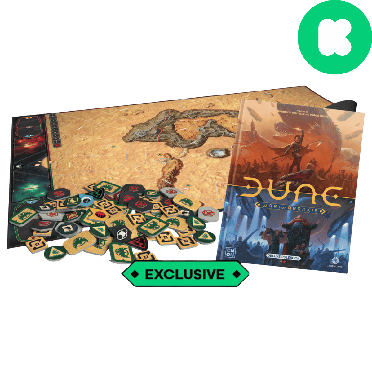 Dune: War for Arrakis - Bling Bundle Board Games Asmodee Dune: War for Arrakis - Bling Bundle
