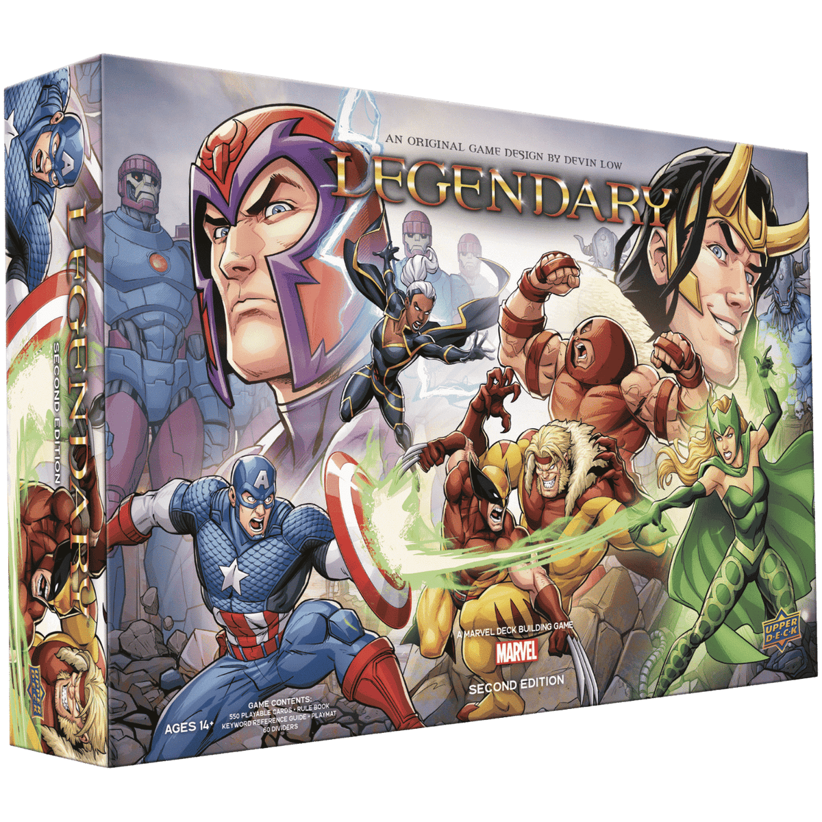 Legendary: A Marvel Deck Building Game Second Edition Card Games Upper Deck Entertainment