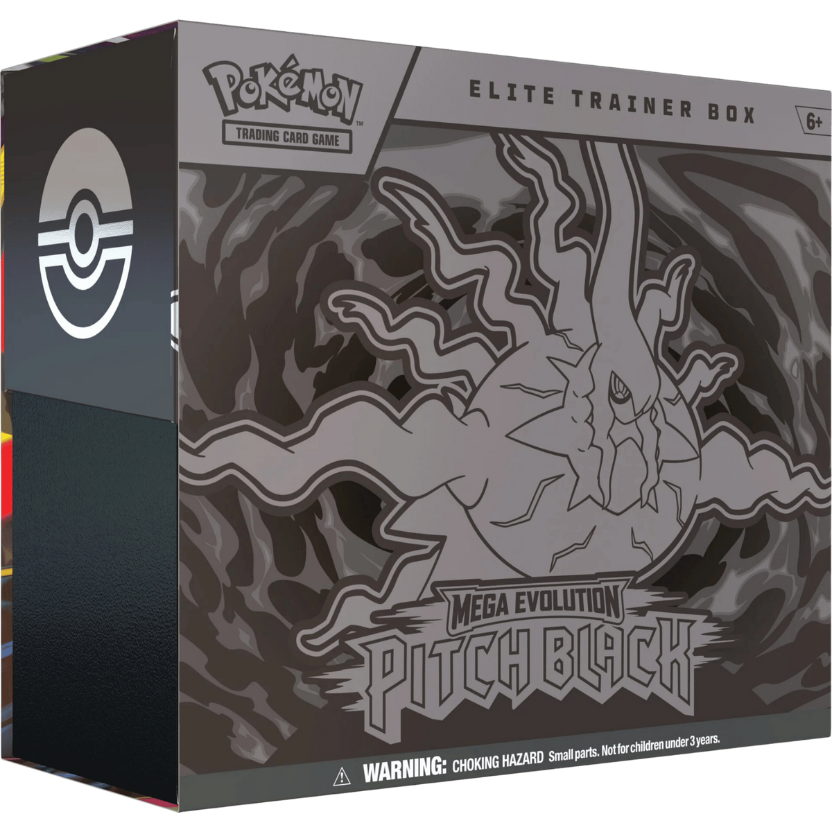 Pokemon TCG [ME05] Mega Evolution Pitch Black Elite Trainer Box Trading Card Games Pokemon USA Pitch Black ETB