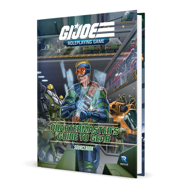 GI JOE RPG Quartermaster's Guide to Gear Sourcebook Role Playing Games Renegade Game Studios   