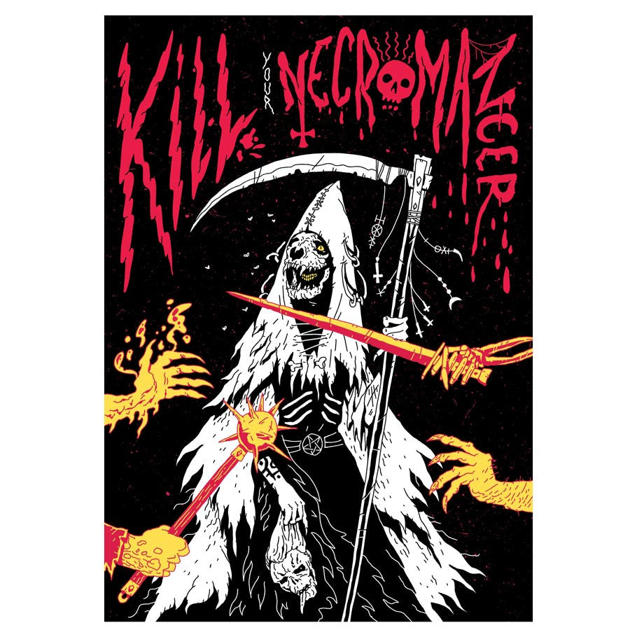 Mork Borg: Kill Your Necromancer Role Playing Games Heltung Storytelling Mork Borg: Kill Your Necromancer
