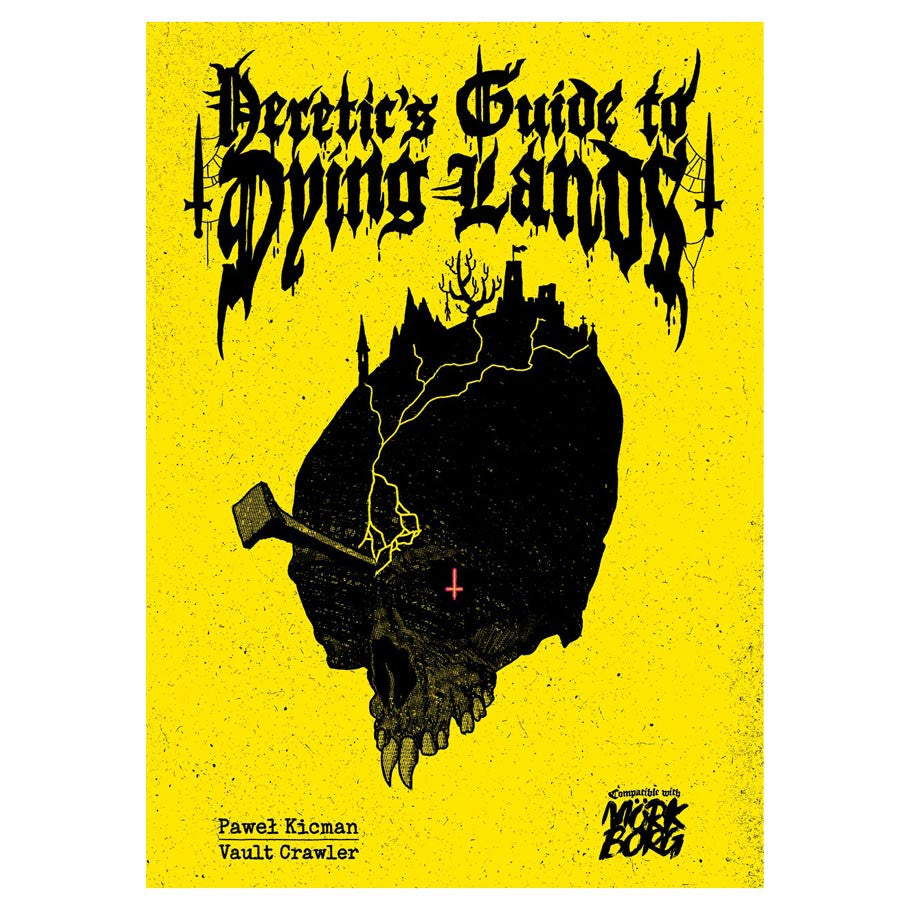 Mork Borg: Heretic's Guide to Dying Lands Role Playing Games Heltung Storytelling Mork Borg: HGtDL