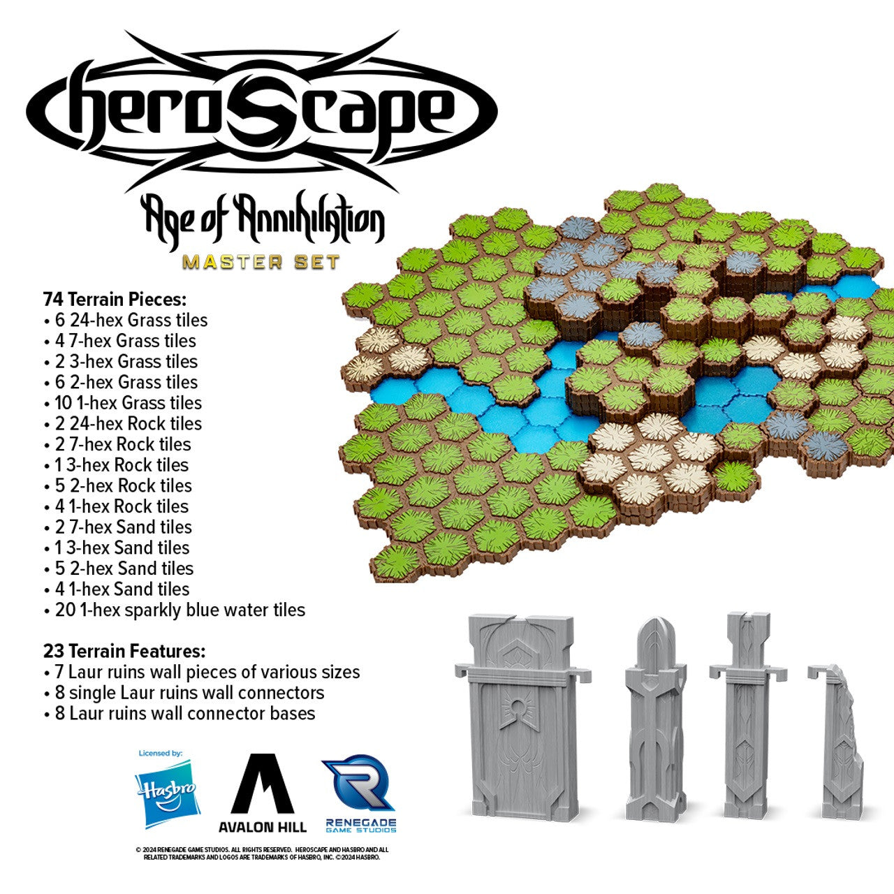 Heroscape Age of Annihilation: Master Set (2 options) Miniatures Renegade Game Studios   