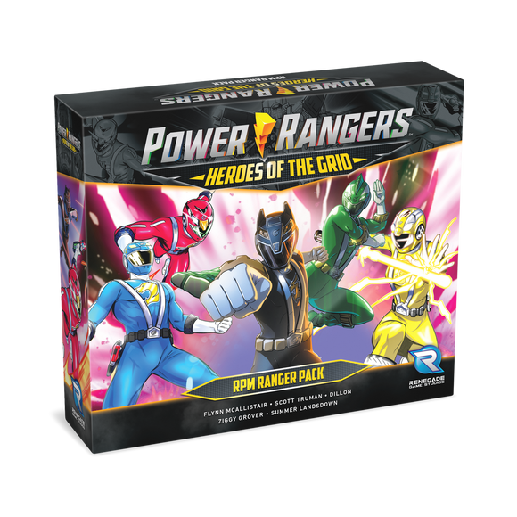 Power Rangers: Heroes of the Grid - RPM Ranger Pack – Common Ground Games