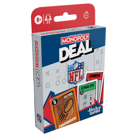 Monopoly Deal NFL Board Games Hasbro Monopoly Deal NFL