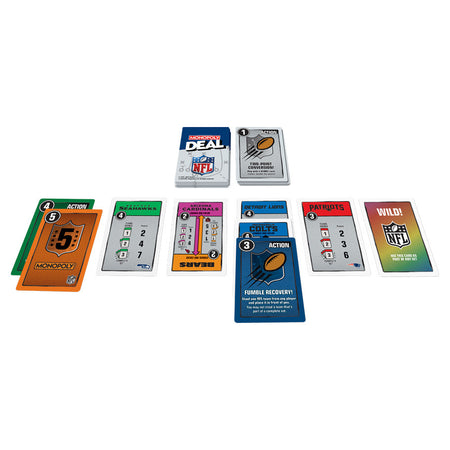 Monopoly Deal NFL Board Games Hasbro