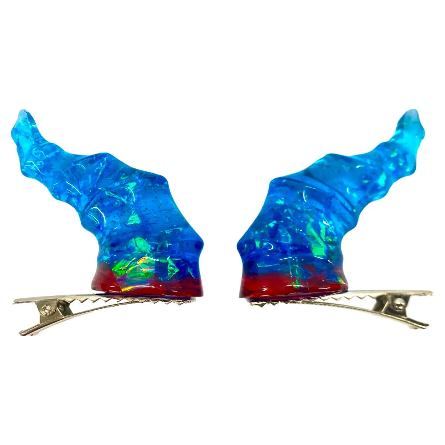 Draconic Adornments Hair Clips: Blue Role Playing Games Hymgho Draconic Ad Hair Clips: Blue