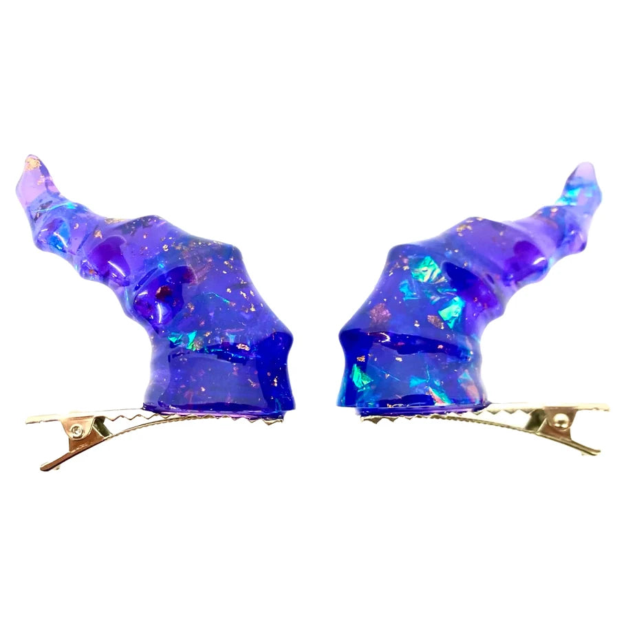 Draconic Adornments Hair Clips: Purple Role Playing Games Hymgho Draconic Ad Hair Clips: Purple