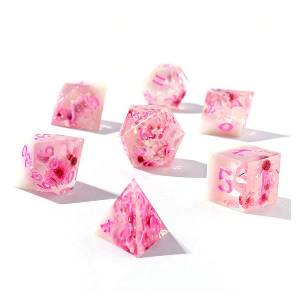 7-set Captured Magic: Sakura Cherry Blossom Dice Hymgho 7set Sakura Cherry